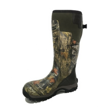 Men's Durable Insulated Rubber Camo Neoprene Boot for Hunting